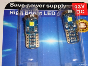 set bec led T10 high power led smd cree 12v transport gratuit - imagine 4