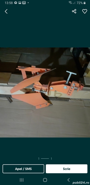 Vând plug Motocultor Ruris