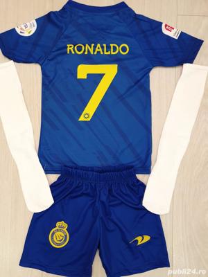 Echipamente fotbal copii 3/15 ani, ronaldo al nassr model nou, 2 culori - imagine 3