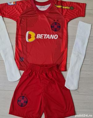 Echipamente fotbal copii 3/15 ani, FCSB,model nou, NEINSCRIPTIONATE !2 culori - imagine 2