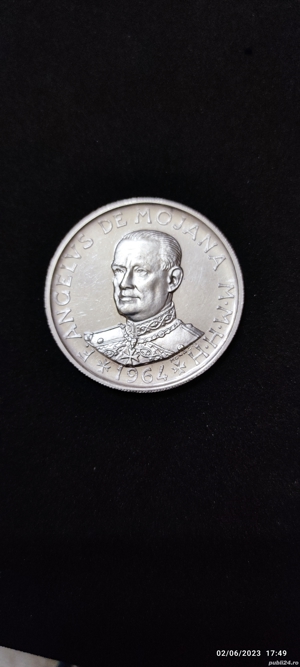 Moneda argint 1 Scudo, MALTA, 1964 - imagine 3