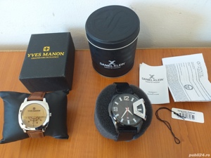 3 Ceasuri noi barbati: Daniel Klein;- Yves Manon;-Bench