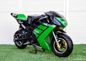 Motocicleta electrica pentru copii NITRO Eco Tribo 1060W 36V Green