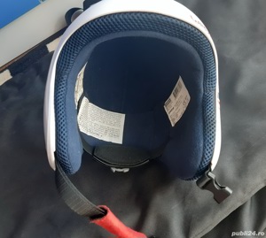 Cască schi  snowboard alb - copii  adulti - imagine 4