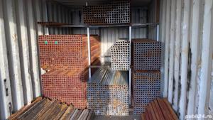 Stalpi de gard vopsiti de 2 m 40 lungime 4/4 cm  de vinzare  - imagine 5