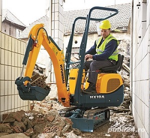 inchiriez miniexcavator,bobcat, pentru santuri de orice fel