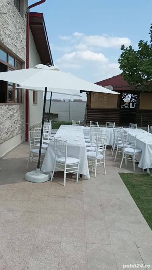 Cort mese scaune Chiavari cu pernuta de inchiriat evenimente - imagine 5