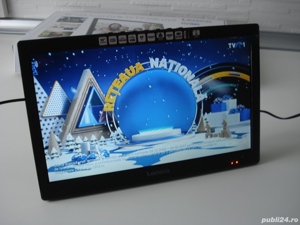 Televizor Lenco TFT-1038BK (10") LED cu programe TV gratuite(fara abonament) nu Sony Samsung LG - imagine 2