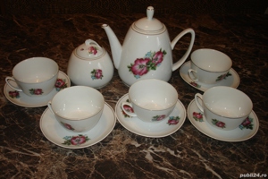 Serviciu de ceai cafea fabrica Iris Cluj -vechi