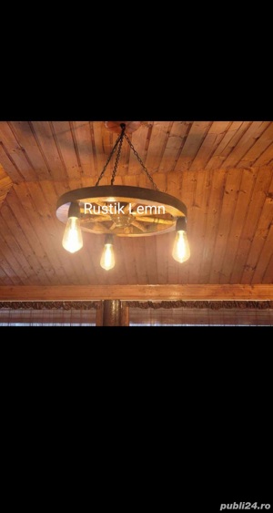Aplice și lustre rustice 