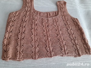 bustiera lejera marimea M L crosetata manual - imagine 2