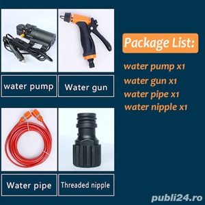 Pompa de înaltă presiune pentru curățare mașină - imagine 2