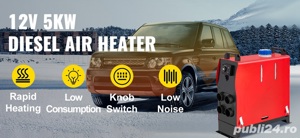 Incalzitor auto stationar / aeroterma 5KW-12V - imagine 2