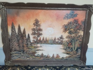 Tablou in ulei pe panza, 96x66 cm, an 1975