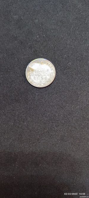 Moneda argint 1 Silbergroschen, GERMANIA, 1834 - imagine 2