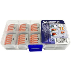 Seturi de conectoare, borne, cu clema -diferite  modele