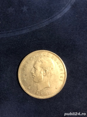 5 lei 1906 moneda comemorativa argint Carol I - imagine 3
