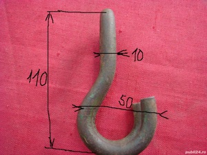 Carlig dublu de ridicare-1Tf    - imagine 7