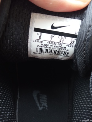 Ghete piele Nike Manoa Leather, mar. 41, UK 7 (26 cm) made in Vietnam - imagine 7