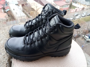 Ghete piele Nike Manoa Leather, mar. 41, UK 7 (26 cm) made in Vietnam - imagine 4