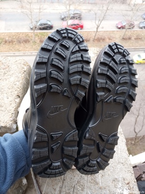 Ghete piele Nike Manoa Leather, mar. 41, UK 7 (26 cm) made in Vietnam - imagine 6