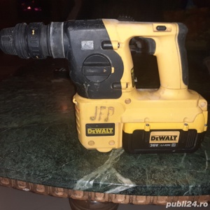Rotopercutor DEWALT-cu trei functii si baterie -36V/4A functional 10/10 - imagine 2