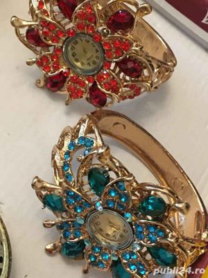 Ceasuri stil bratara cu ornament fashion dama