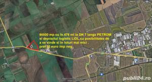 Teren 9 ha cu fs.476 ml DN.7 langa PETROM si depozit logistic LIDL - imagine 3