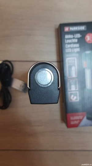 Lampa de lucru cu LED, magnet si acumulator Parkside 3,7v   2000mAh,pala 2000 A1,Nou! - imagine 2