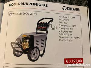 Aparat de curatat cu presiune Kremer 2900 - imagine 3