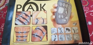 Stimulator muscular cu 6 electrozi, afisaj LCD, putin folosit - imagine 3
