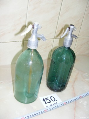 Sifoane din sticlă, anii 1950 (cod 150)  - imagine 4