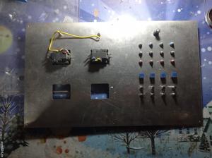 Tablou/panou de control pentru sursa de laborator  - imagine 2