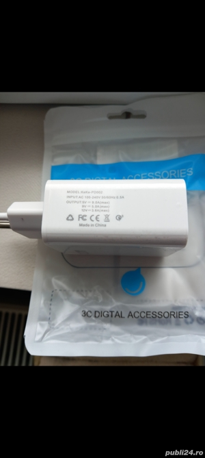 Vand Cap Incarcator Super Fast Charge, 120 W,pentru Huawei, Xiaomi,nou Nout. - imagine 2