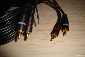 cablu audio stereo 2 rca la 2rca 5m fir remote auto transport inclus - imagine 4