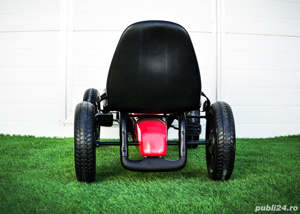 Masinuta cu pedale pentru copii, GO Kart Mercedes cu roti MOI RED - imagine 2