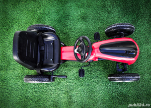 Masinuta cu pedale pentru copii, GO Kart Mercedes cu roti MOI RED - imagine 4