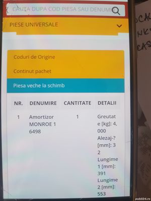 Amortizoare Monroe 16498 pentru Octavia 2 Superb 2 Caddy alltrack / 3  Vw golf 5 / 6 golf plus  - imagine 7