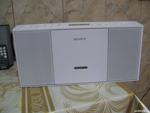 CD player Sony ZS portabil,radio,USB-stereo,MP3,WMA,alb.