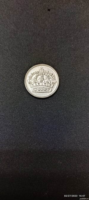 Moneda argint 25 Ore, SUEDIA, 1957 - imagine 3
