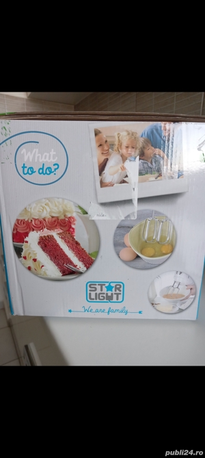 Vând mixer cu bol Star Light, nou la cutie,produs de calitate.  - imagine 3