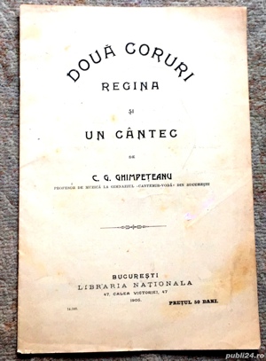 Doua coruri Reginei Elisabeta, Ghimpeteanu, 1905