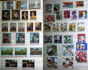 Timbre obliterate (ștampilate) - lot nr. 5 - artă - imagine 7