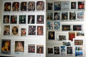 Timbre obliterate (ștampilate) - lot nr. 5 - artă - imagine 2