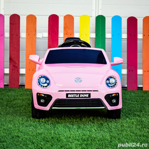 Masinuta electrica pentru copii VW Beetle 35W 6V cu BT Pink