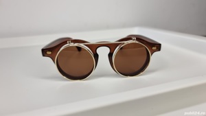Ochelari de soare Steampunk - Ochelari Flip Up - Ochelari Maro