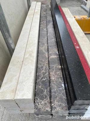 Baghete de dus din granit, travertin, marmura, calcar