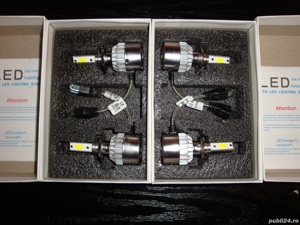 auto tunning led auto h7 headlight xenon 6500k 3800lm transport gratis