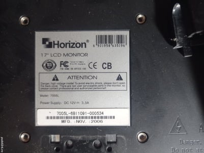 placa digitala de pe monitor Horizon model 7005l  - imagine 2