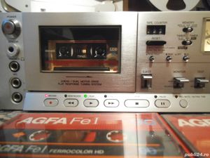Deck AIWA AD-6900 II 3-Ferrite Head 2-Motor Metal cassette deck - imagine 3